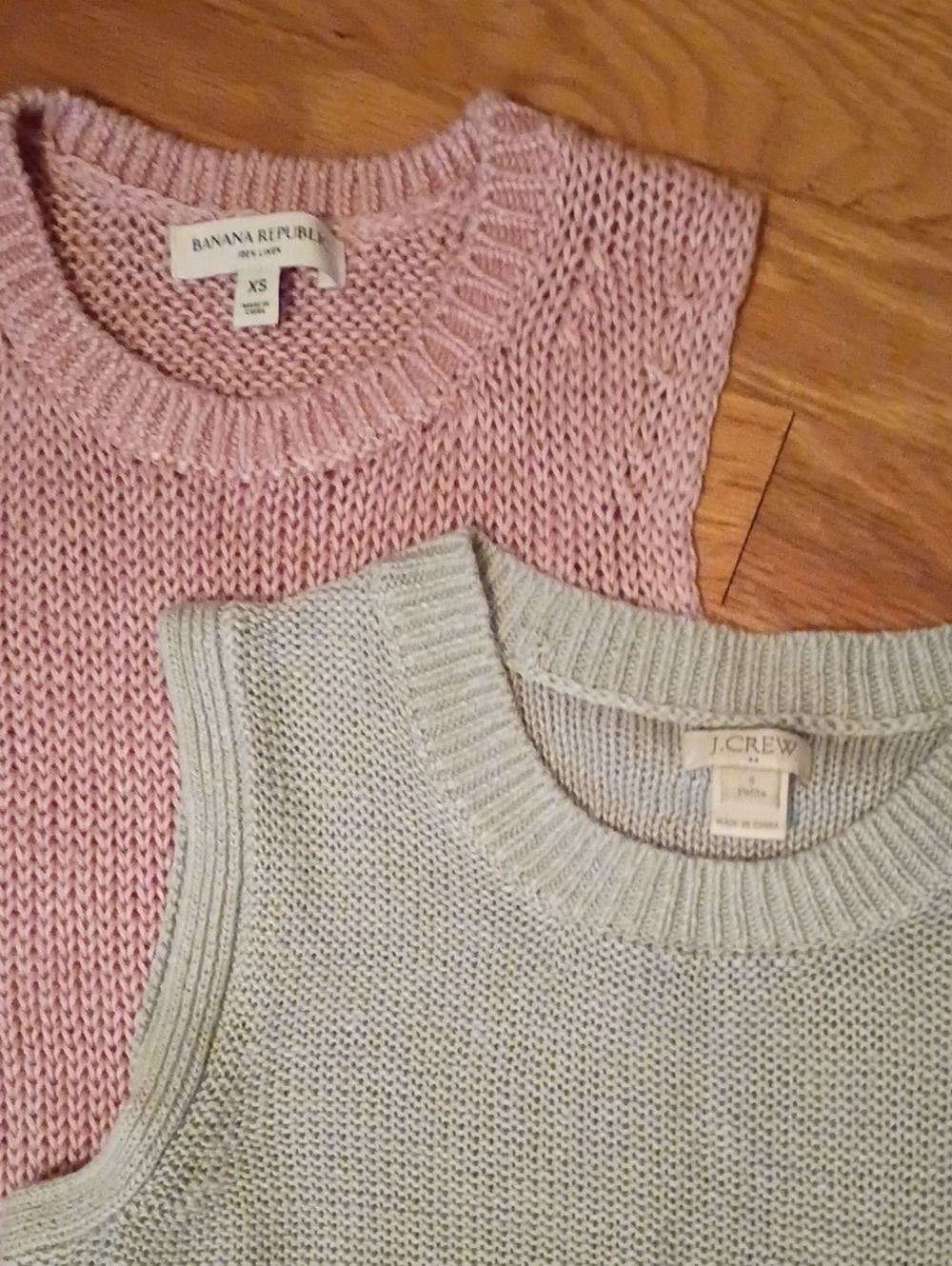 Banana Republic & J Crew 100% Linen Sweater Vests XS/S - Picture 2 of 10